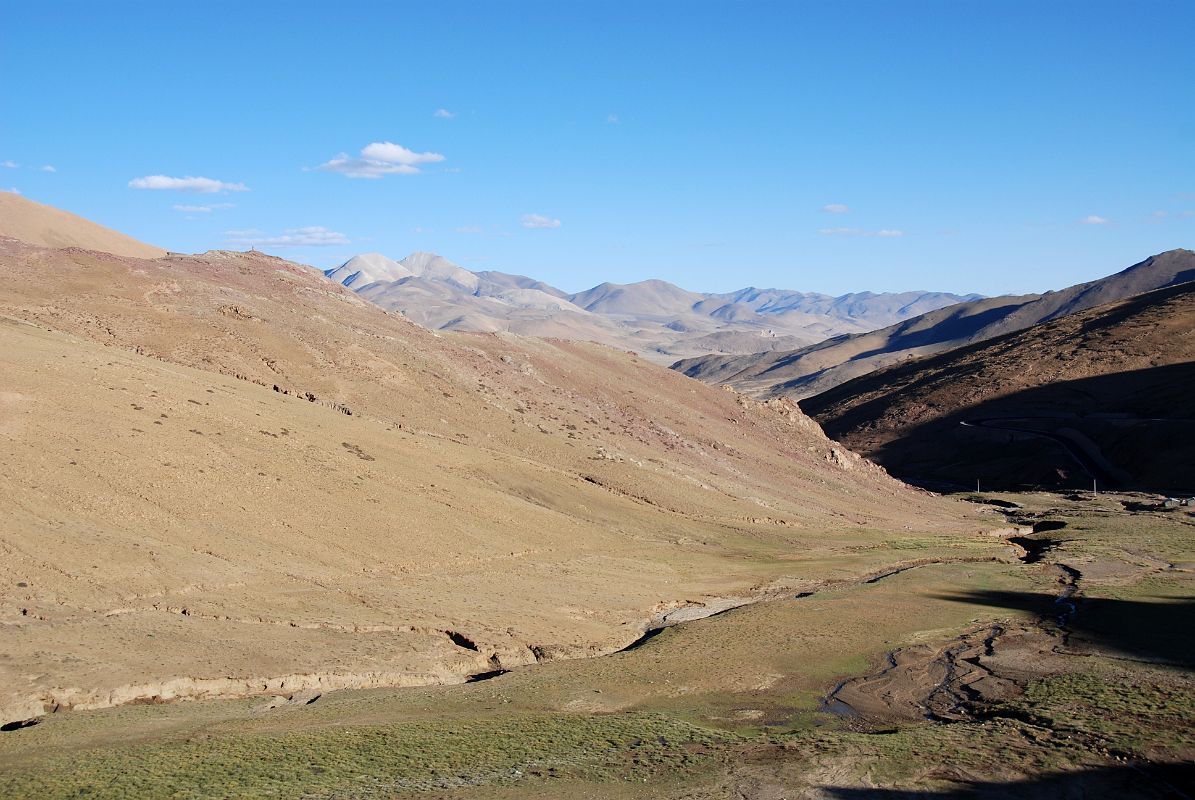 25 Valley Late Afternoon From Just Before Old Zhongba A beautiful valley scene opened up from the 4900m pass before Old Zhongba.